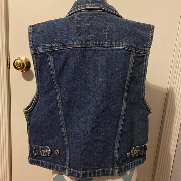 Vintage Liz Claiborne Upcycled Disney Pixar Coco Patch Vest - Picture 11 of 12